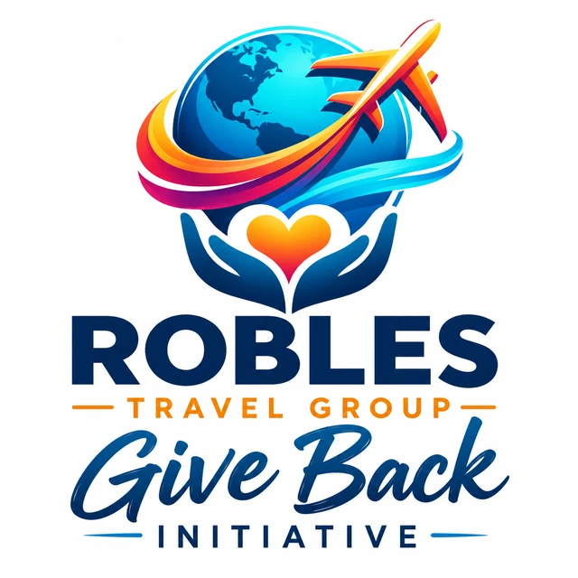 Robles Travel Group Give Back Initiative logo
